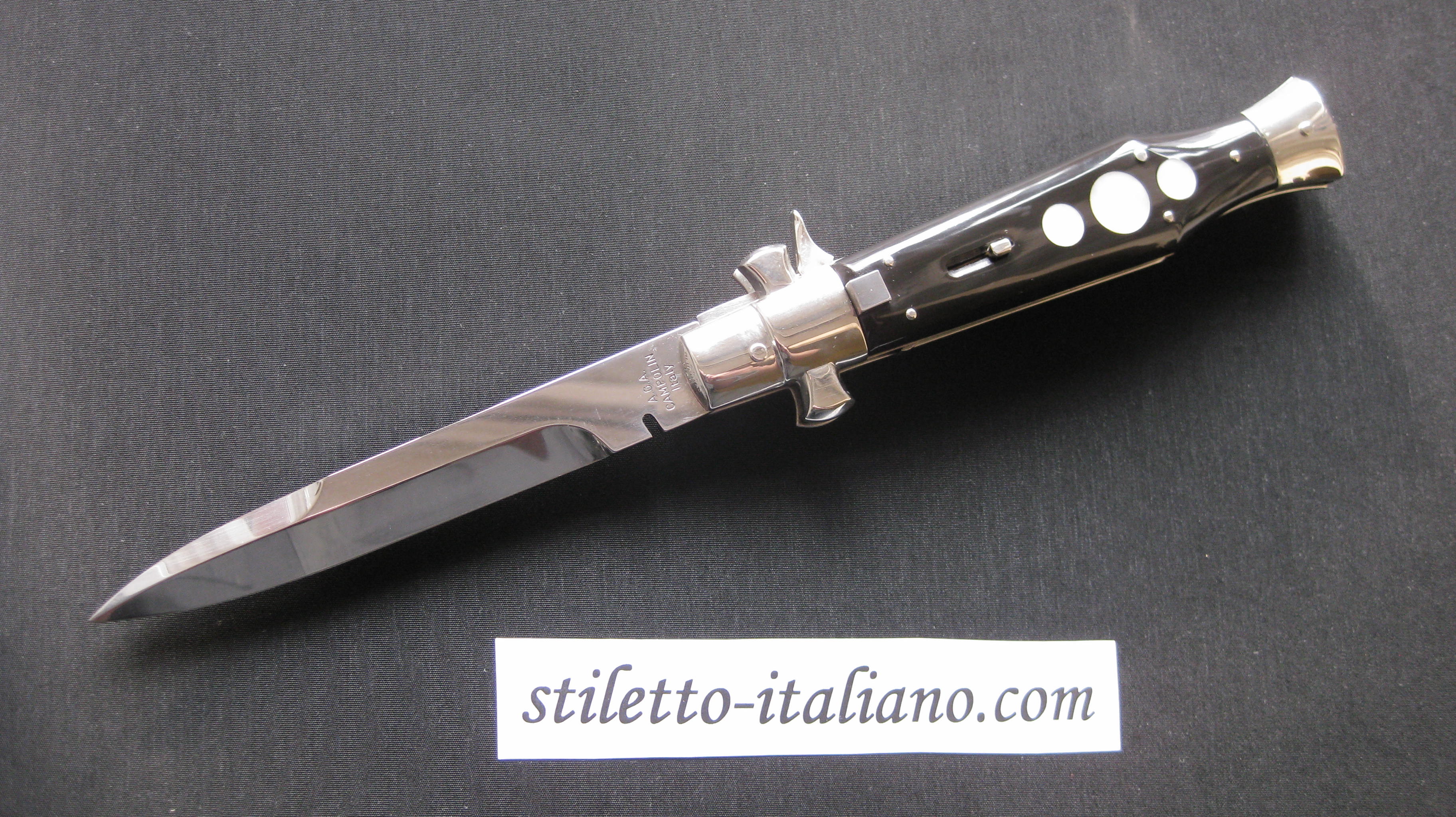 Stiletto 11 Black Widow Buffalo Horn AGA Campolin