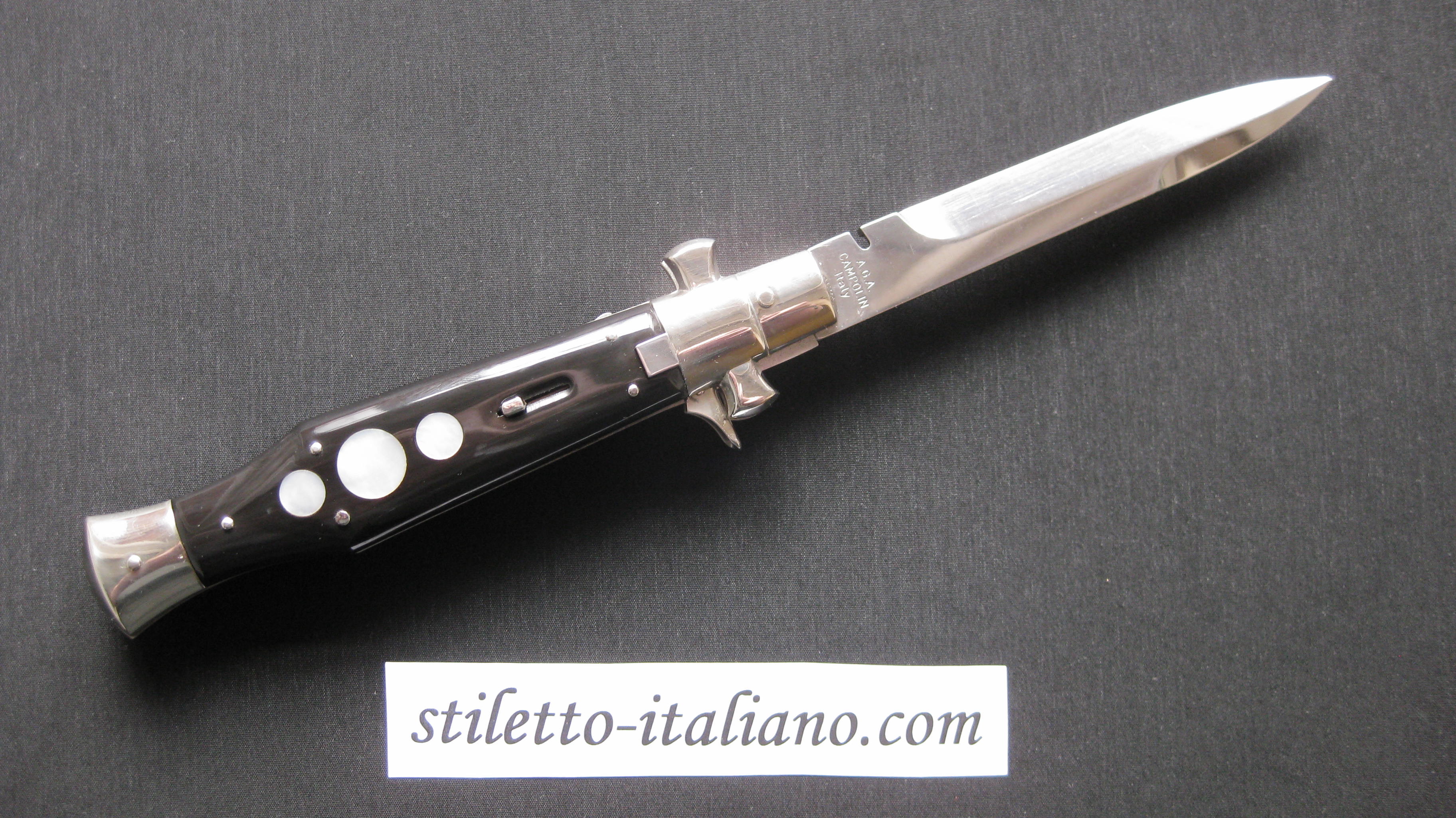 Stiletto 11 Black Widow Buffalo Horn AGA Campolin