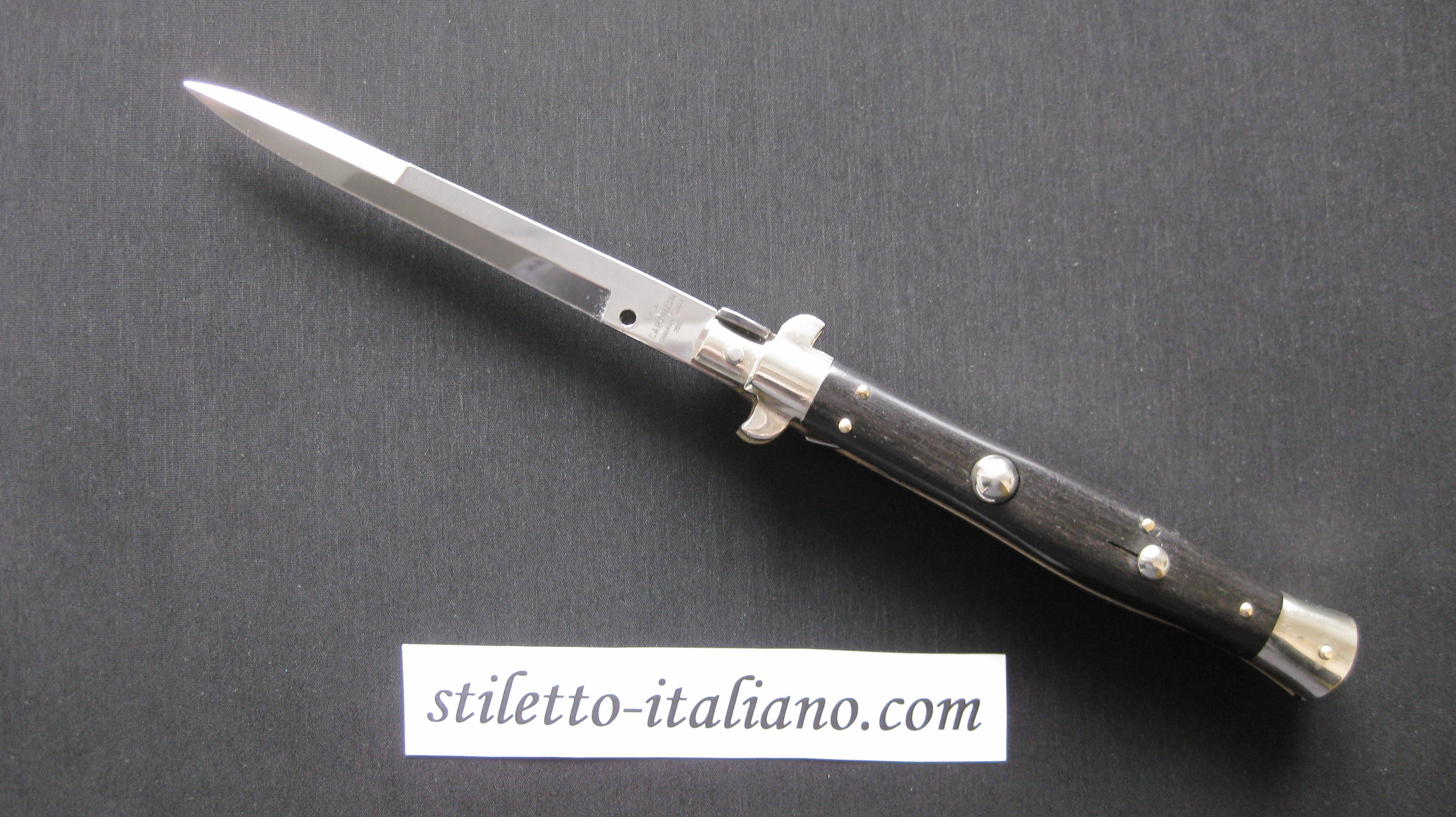 Stiletto 11 Flatguard Picklock Bayonet Ebony wood AGA Campolin