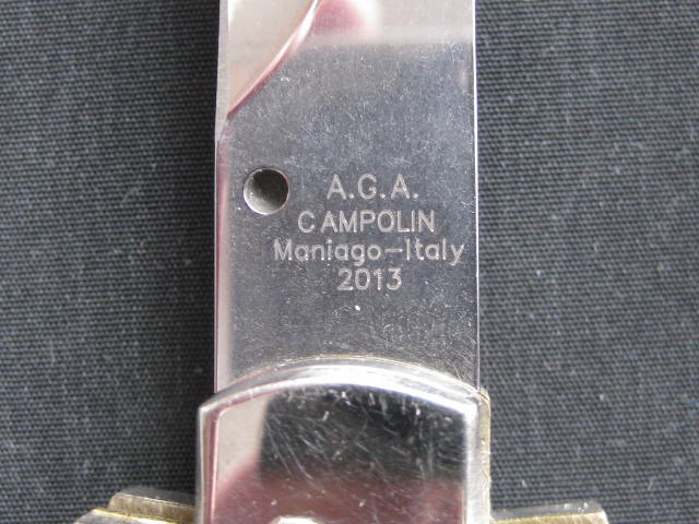 Stiletto 11 Maltese Cross Modified Bayonet Buffalo Horn AGA Campolin