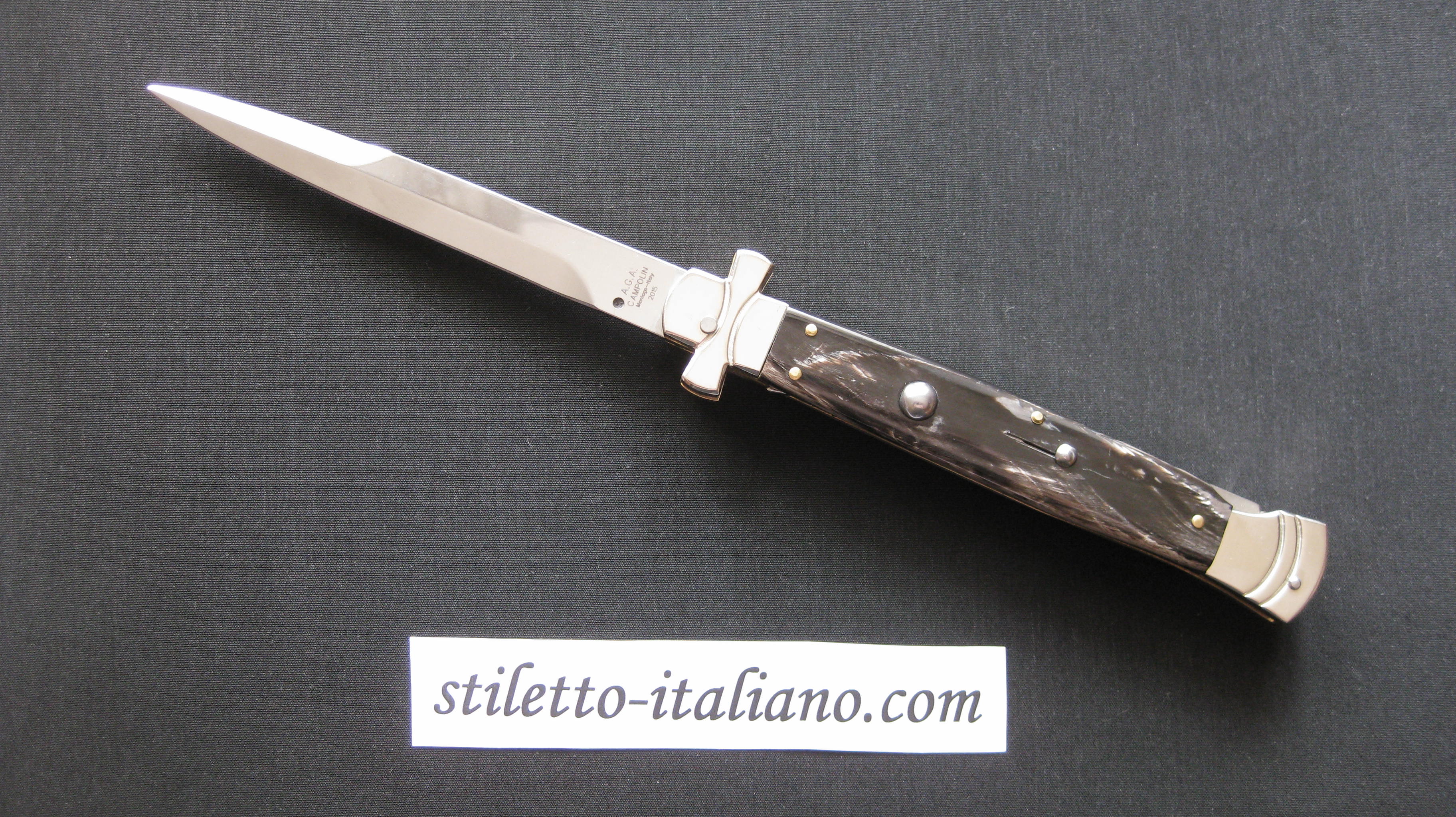 Stiletto 11 Maltese Cross Modified Bayonet Brazilian Horn AGA Campolin