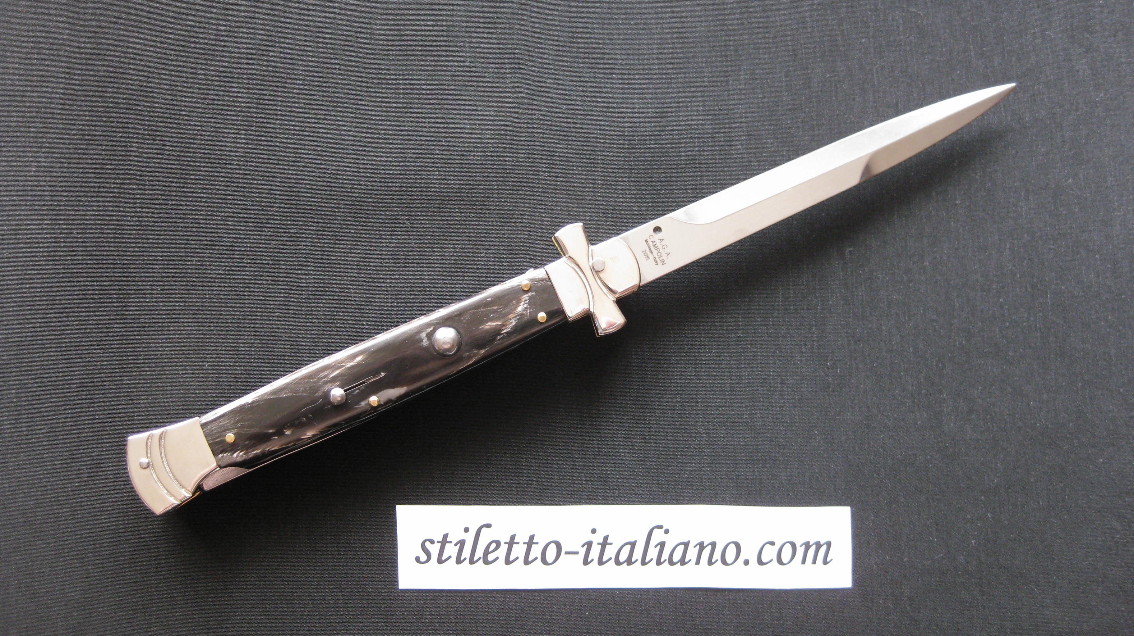 Stiletto 11 Maltese Cross Modified Bayonet Brazilian Horn AGA Campolin