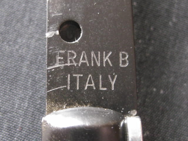 tang stamp FRANK B ITALY