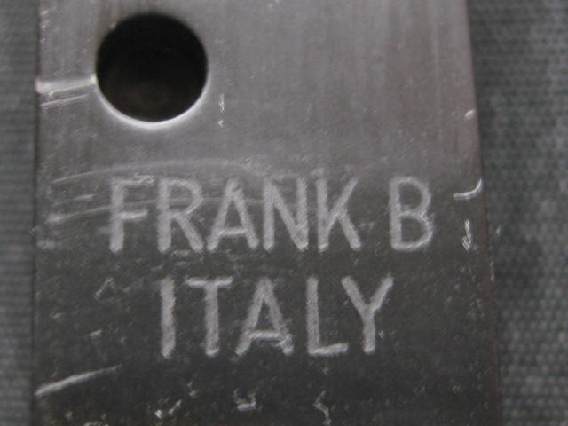 tang stamp FRANK B ITALY