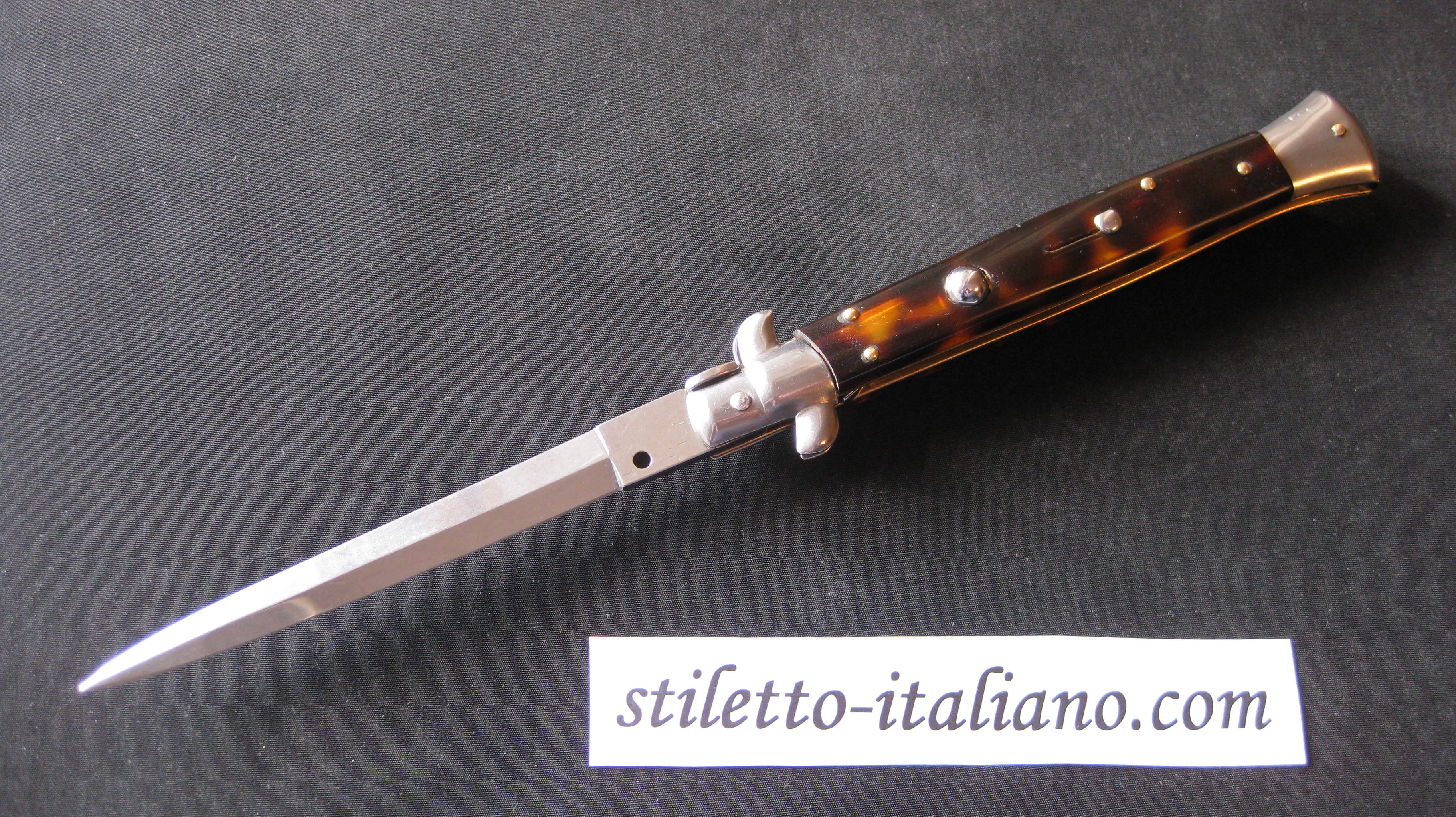 Stiletto 11 Dagger Imitation Tortoise Shell Frank Beltrame