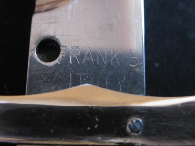 tang stamp FRANK B ITALY