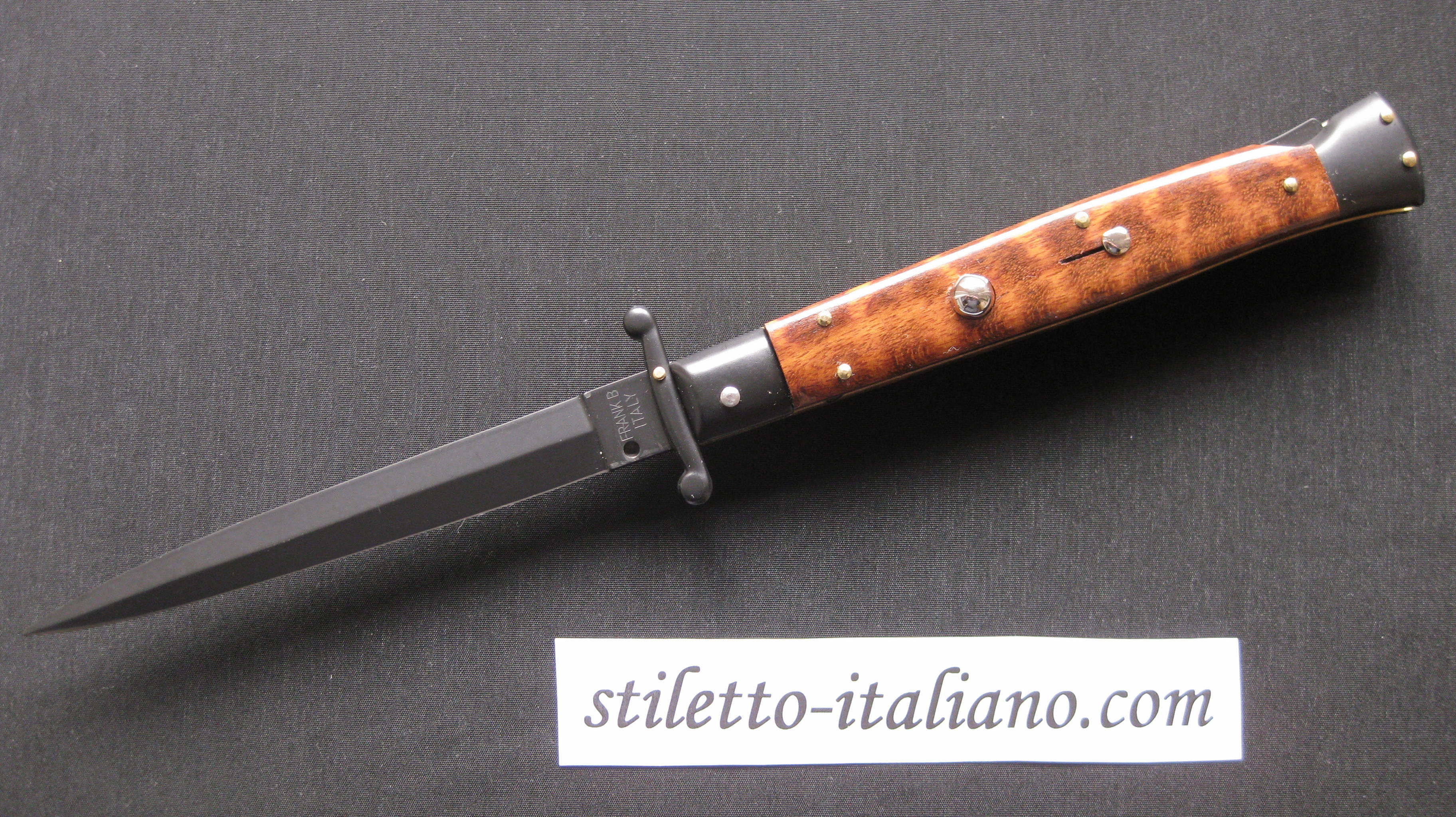 Stiletto 11 Swinguard Dagger Snake wood Tactical Frank Beltrame