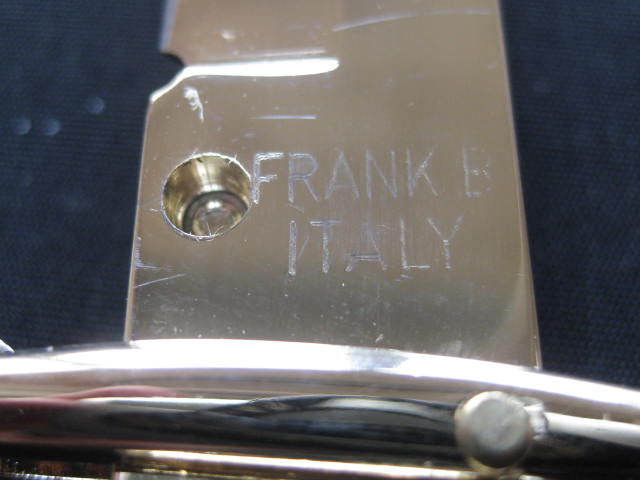 tang stamp FRANK B ITALY