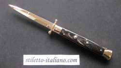 11 Swinguard Bayonet Dark horn 24K Gold plated Frank Beltrame