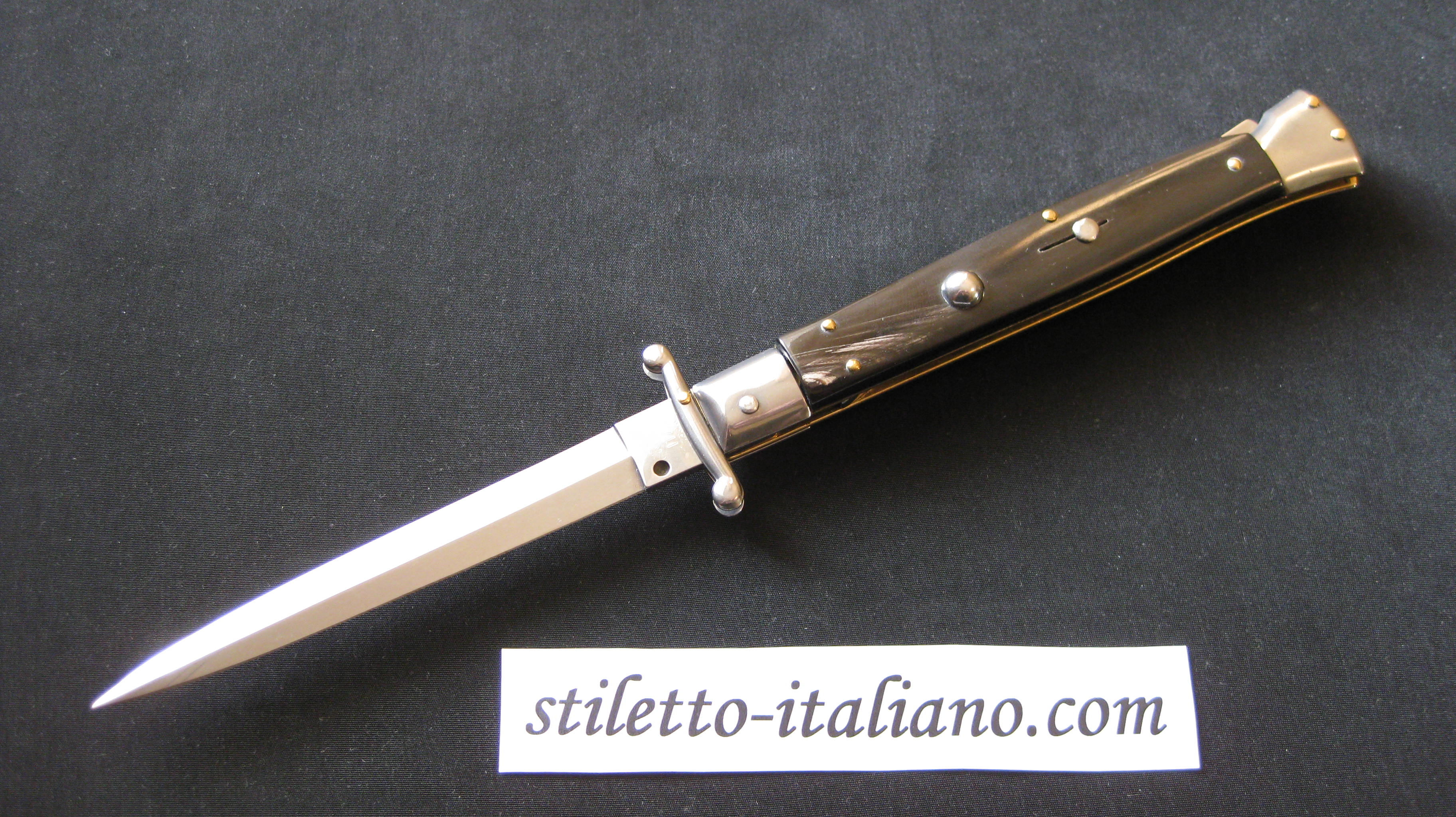 Stiletto 11 Swinguard Dagger Dark horn Frank Beltrame