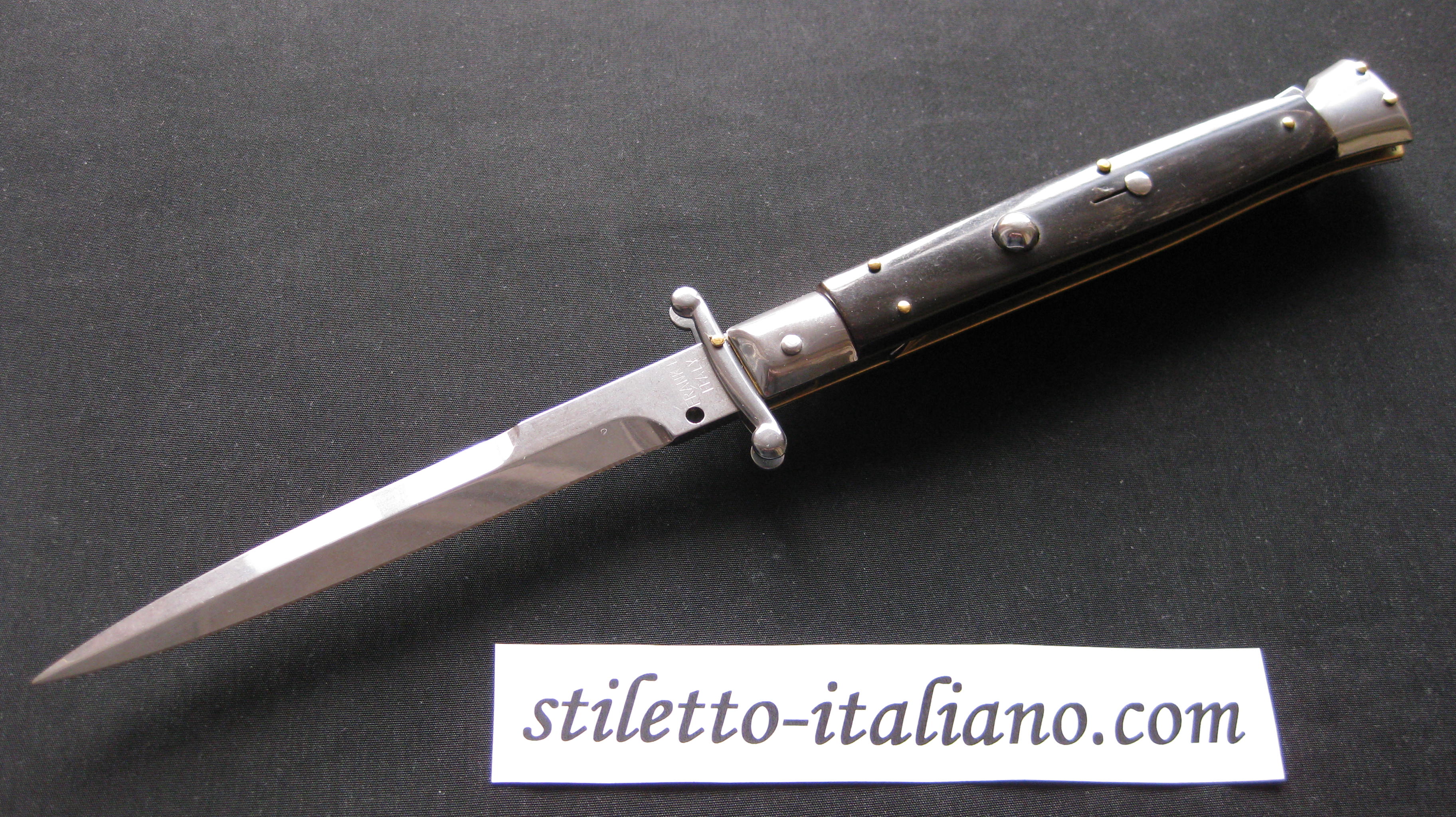 Stiletto 11 Swinguard Modified Bayonet Dark horn Frank Beltrame