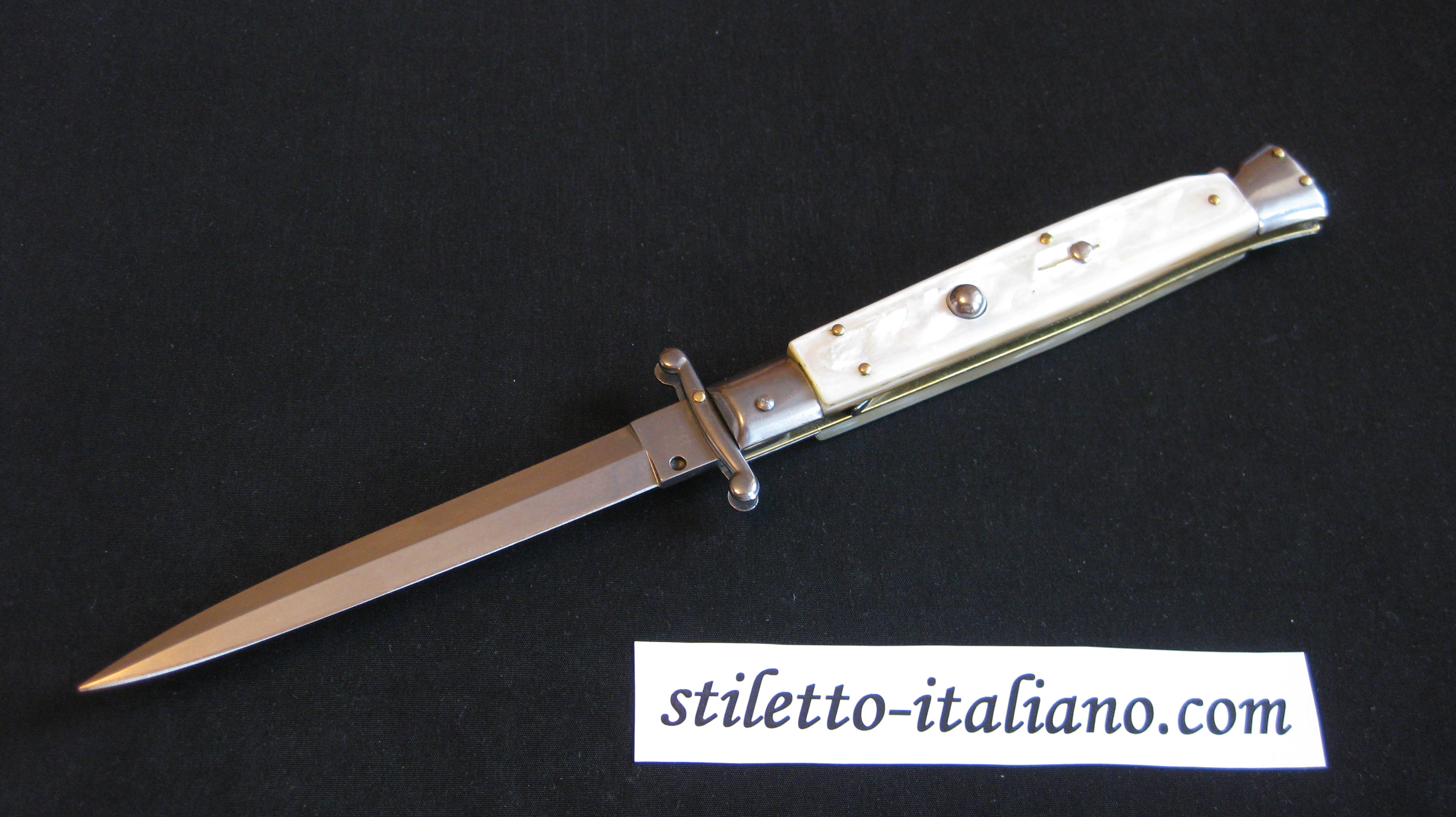 Stiletto 11 Swinguard Dagger Mother of pearl Frank Beltrame