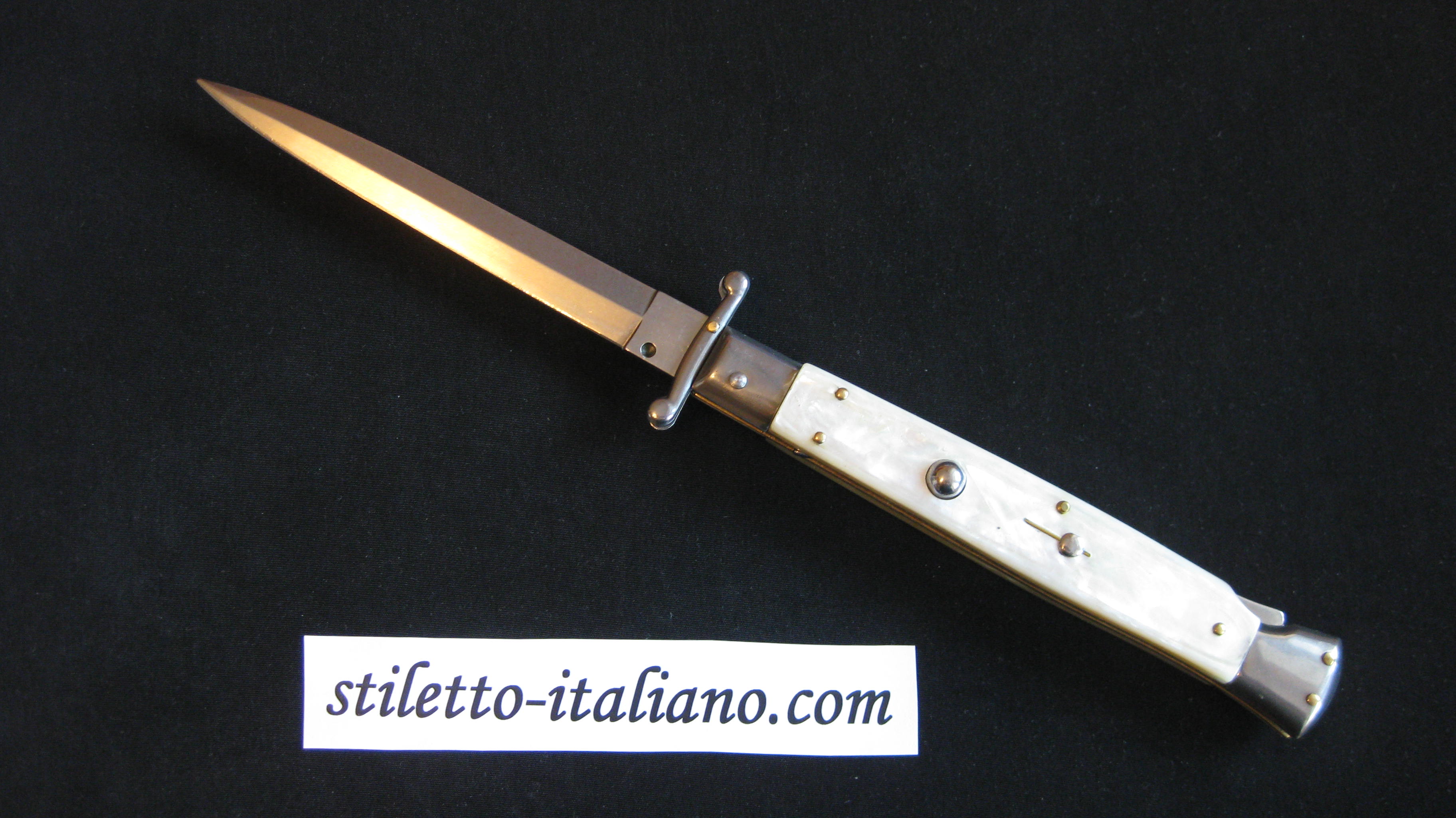 Stiletto 11 Swinguard Dagger Mother of pearl Frank Beltrame