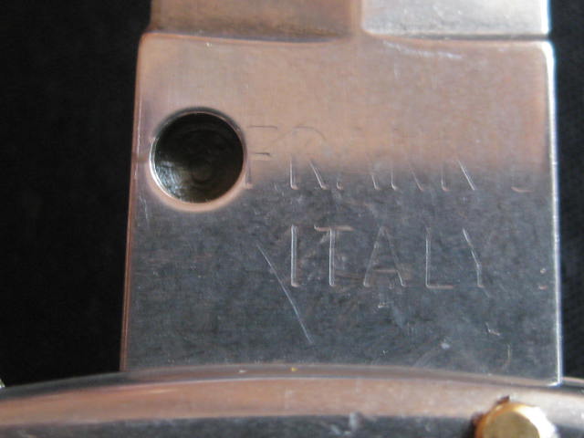 tang stamp FRANK B ITALY