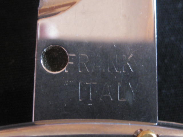 tang stamp FRANK B ITALY