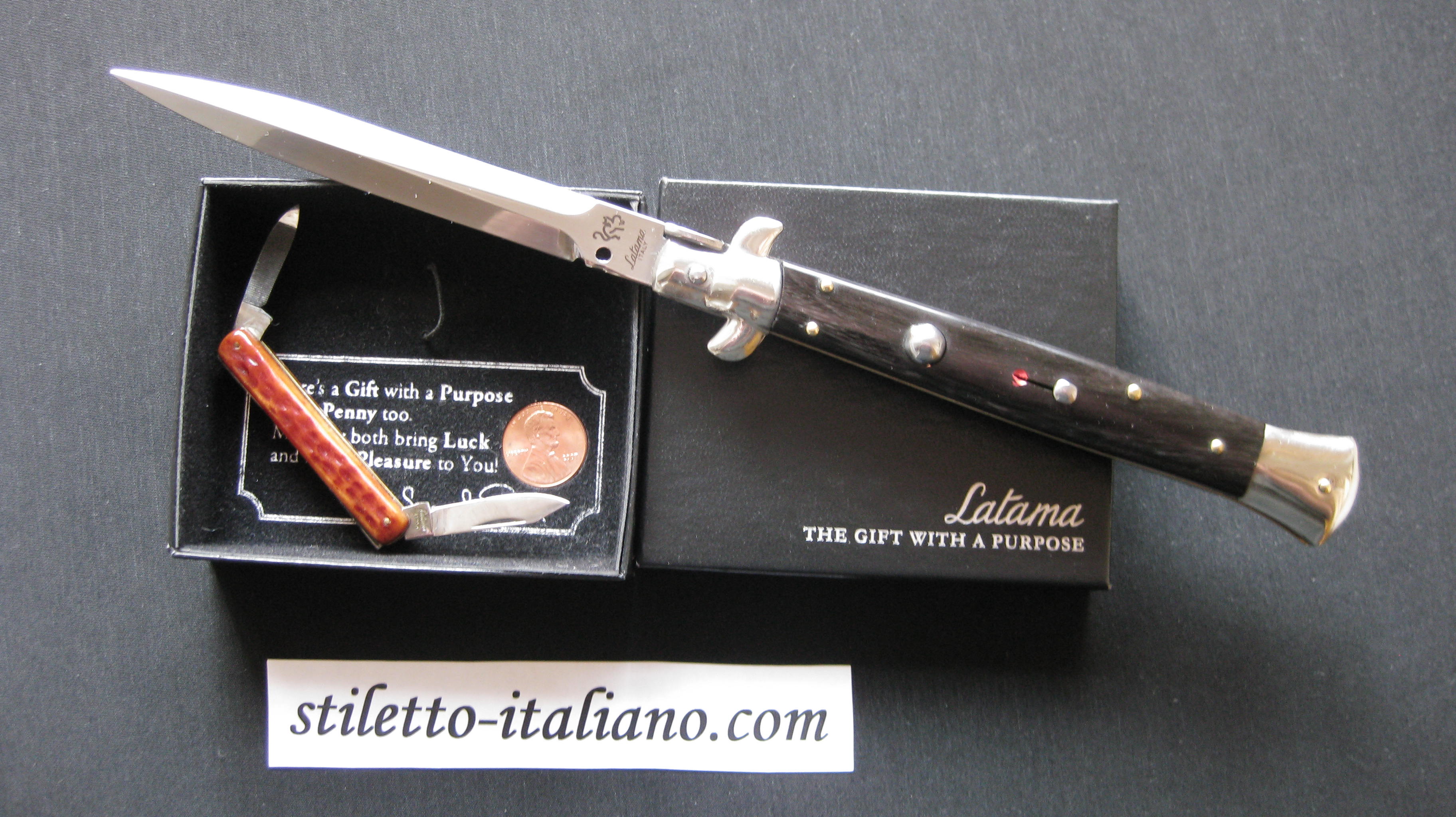 Stiletto 11 Walts Latama Dagger Buffalo horn