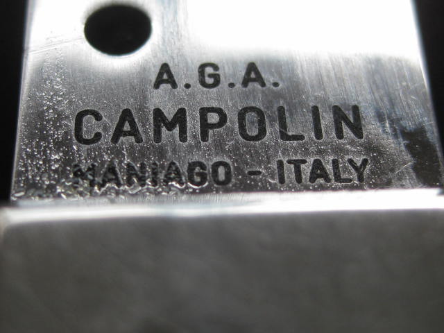 tang stamp A.G.A. Campolin Maniago-Italy 2012