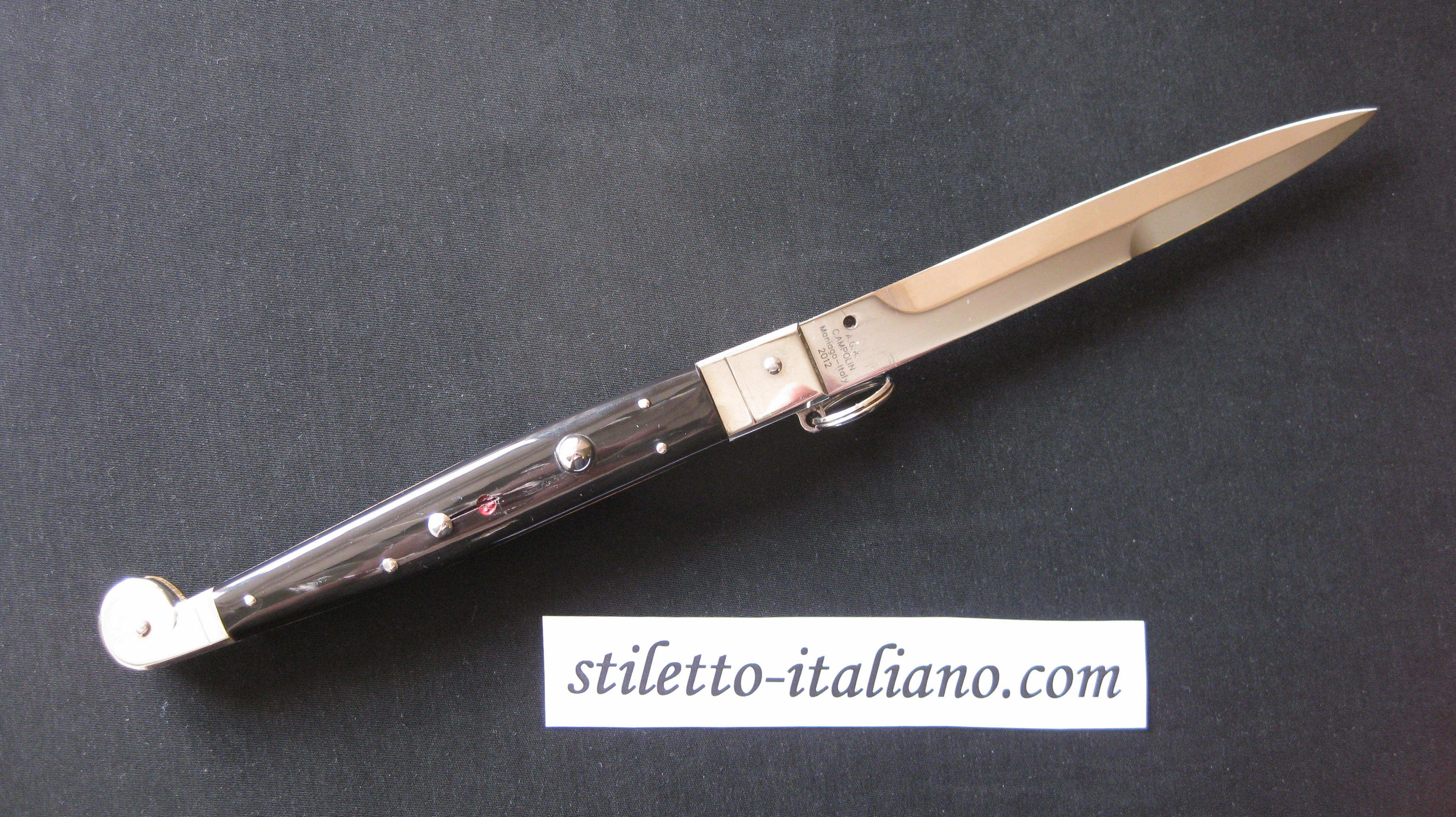 Stiletto 12 Siciliano Modified Bayonet Buffalo Horn AGA Campolin