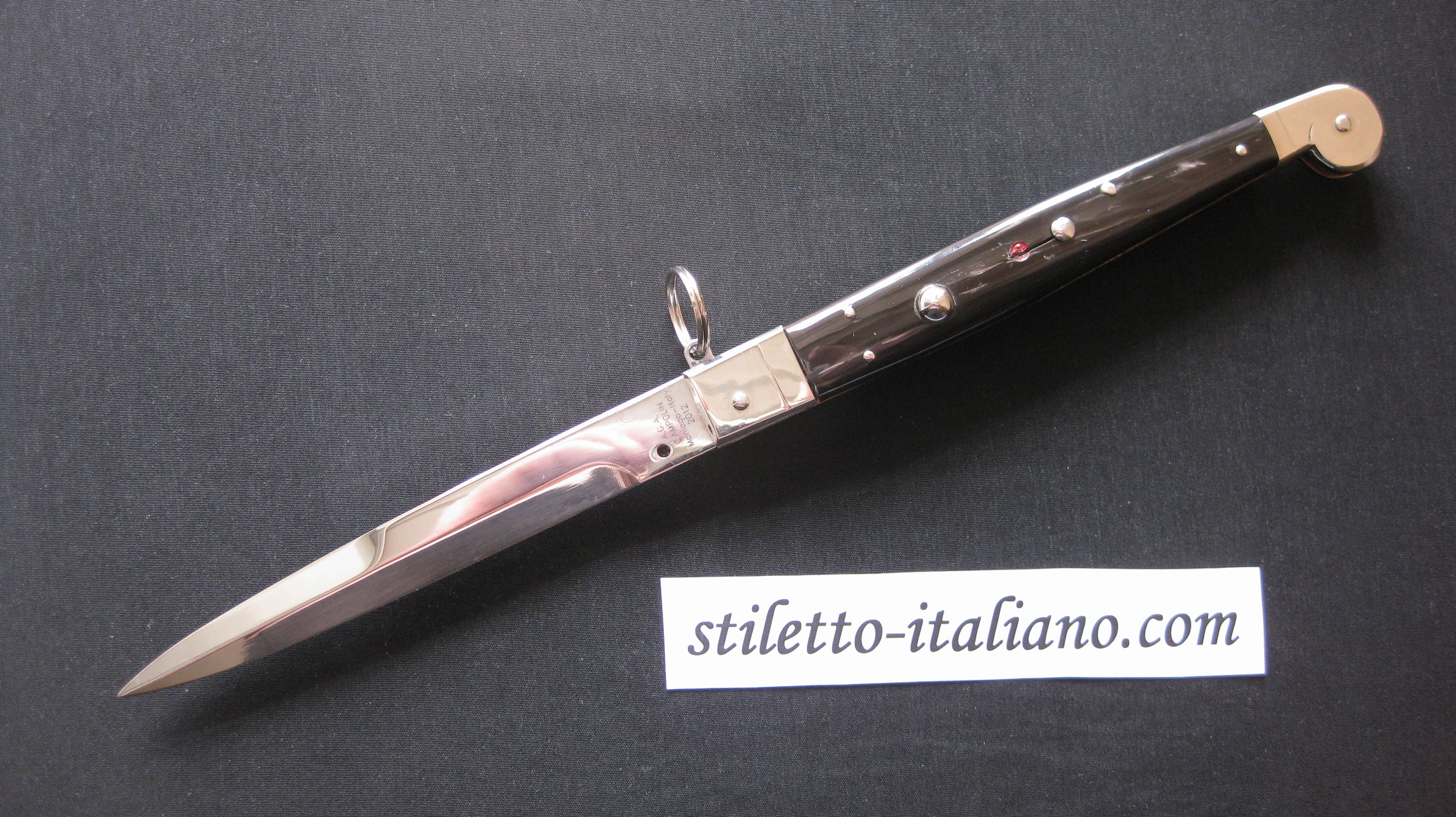 Stiletto 12 Siciliano Modified Bayonet Buffalo Horn AGA Campolin