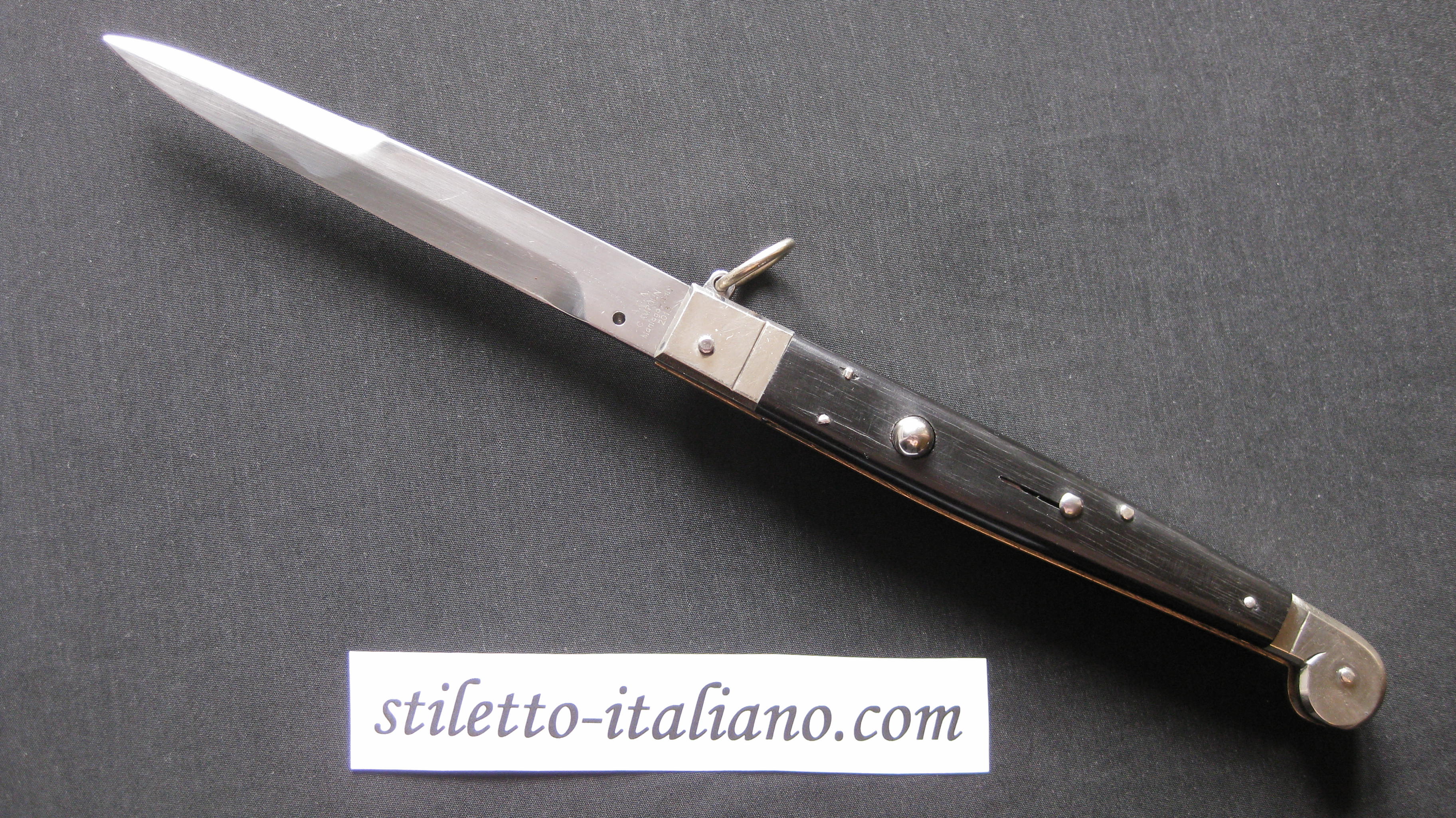 Stiletto 12 Siciliano Modified Bayonet Ebony wood AGA Campolin