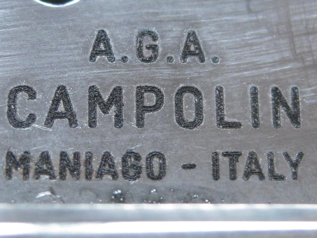 tang stamp A.G.A. Campolin Maniago-Italy