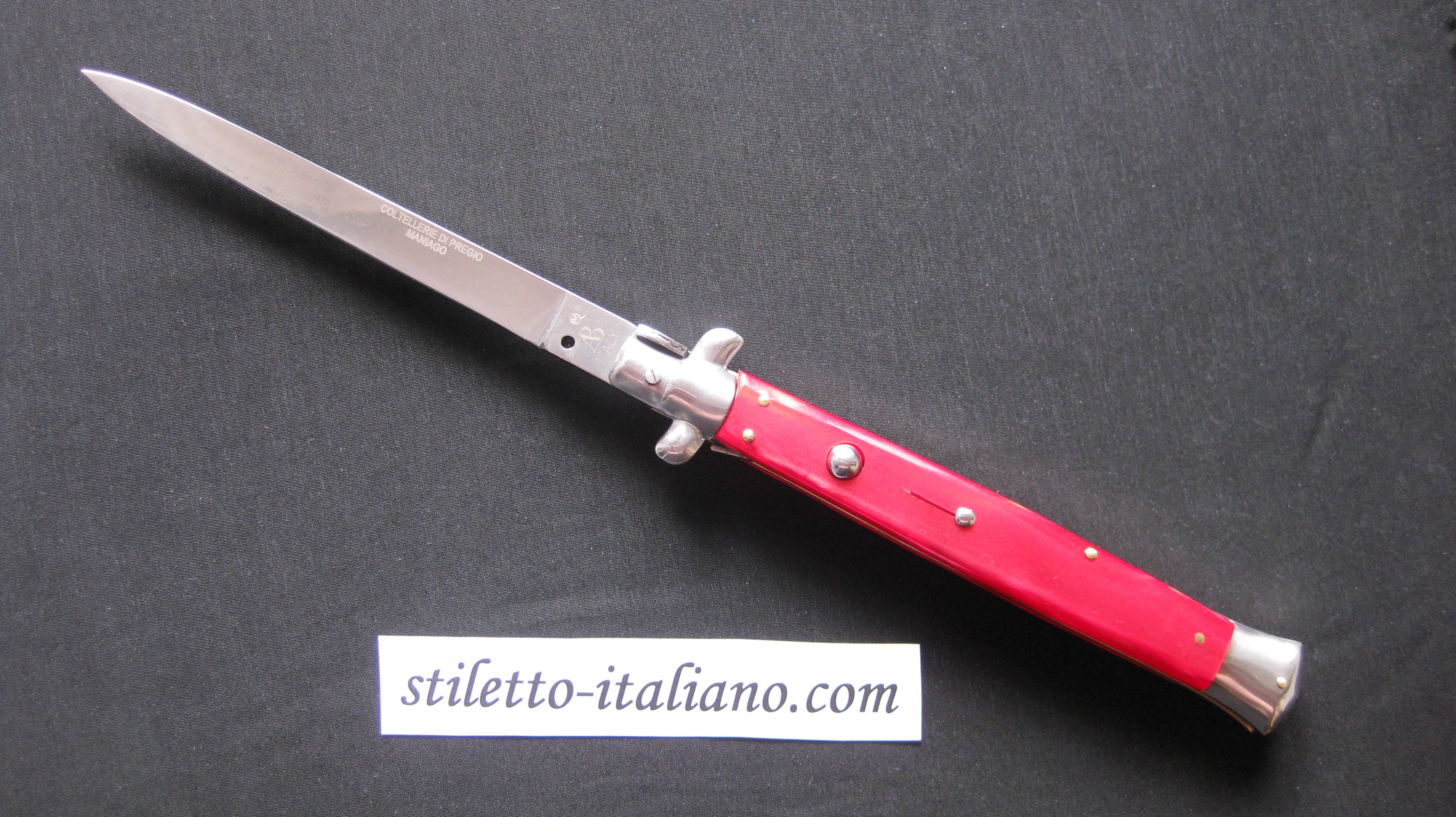 Stiletto 13 Plain stiletto Red pearlex Armando Beltrame