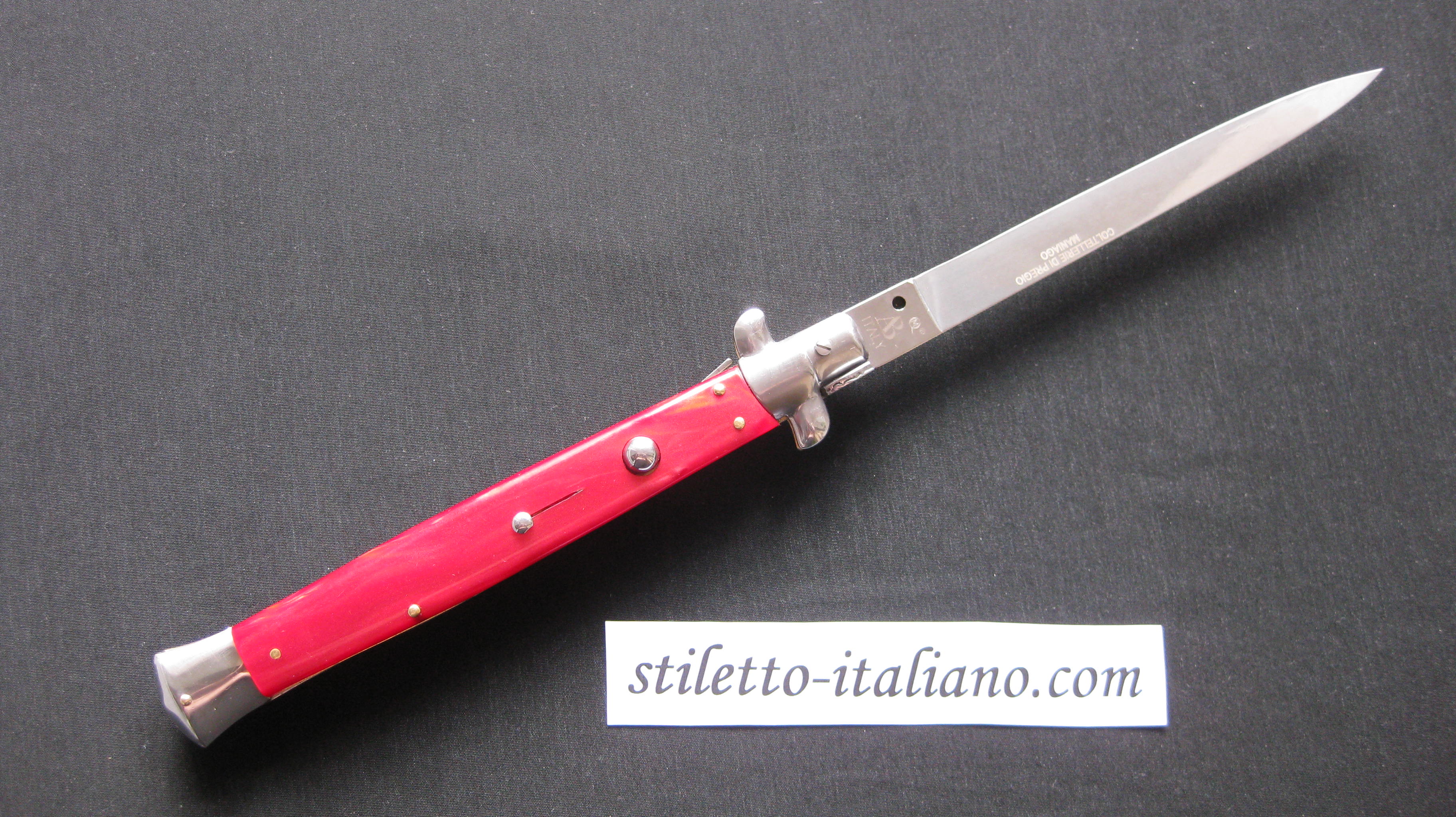 Stiletto 13 Plain stiletto Red pearlex Armando Beltrame