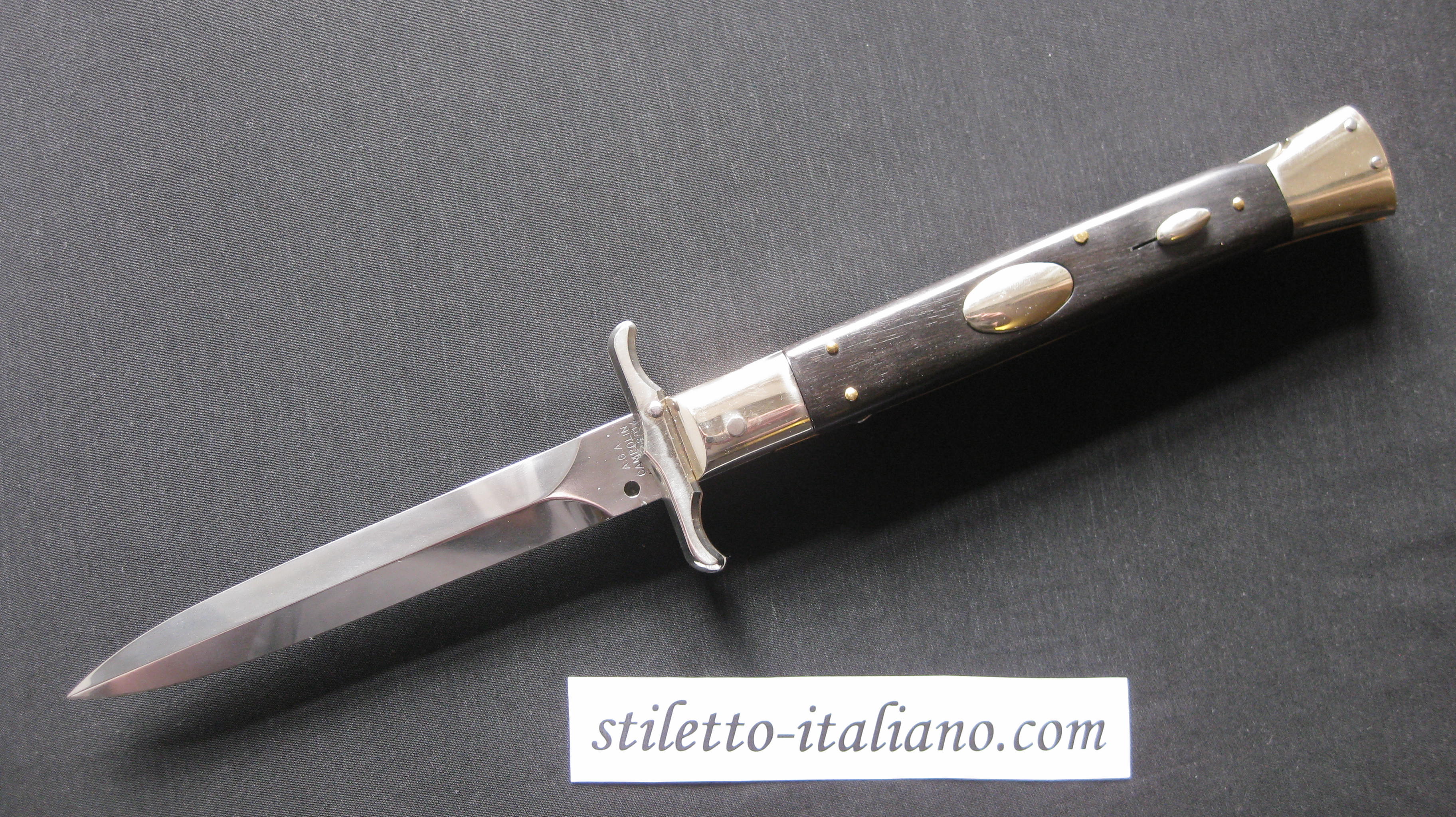 Stiletto 13 Swinguard Dagger Ebony wood AGA Campolin