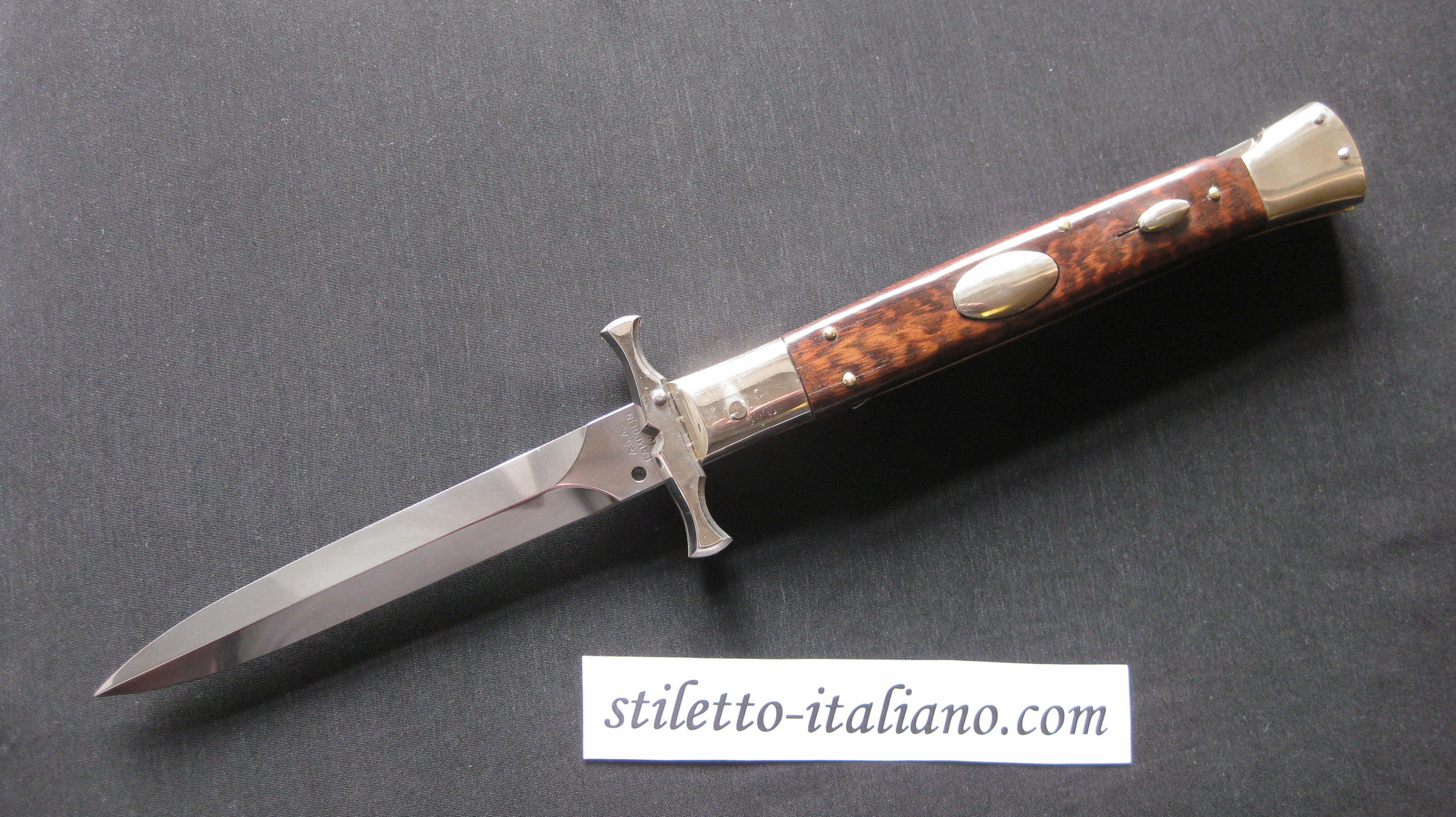 Stiletto 13 Swinguard Dagger Snake wood AGA Campolin