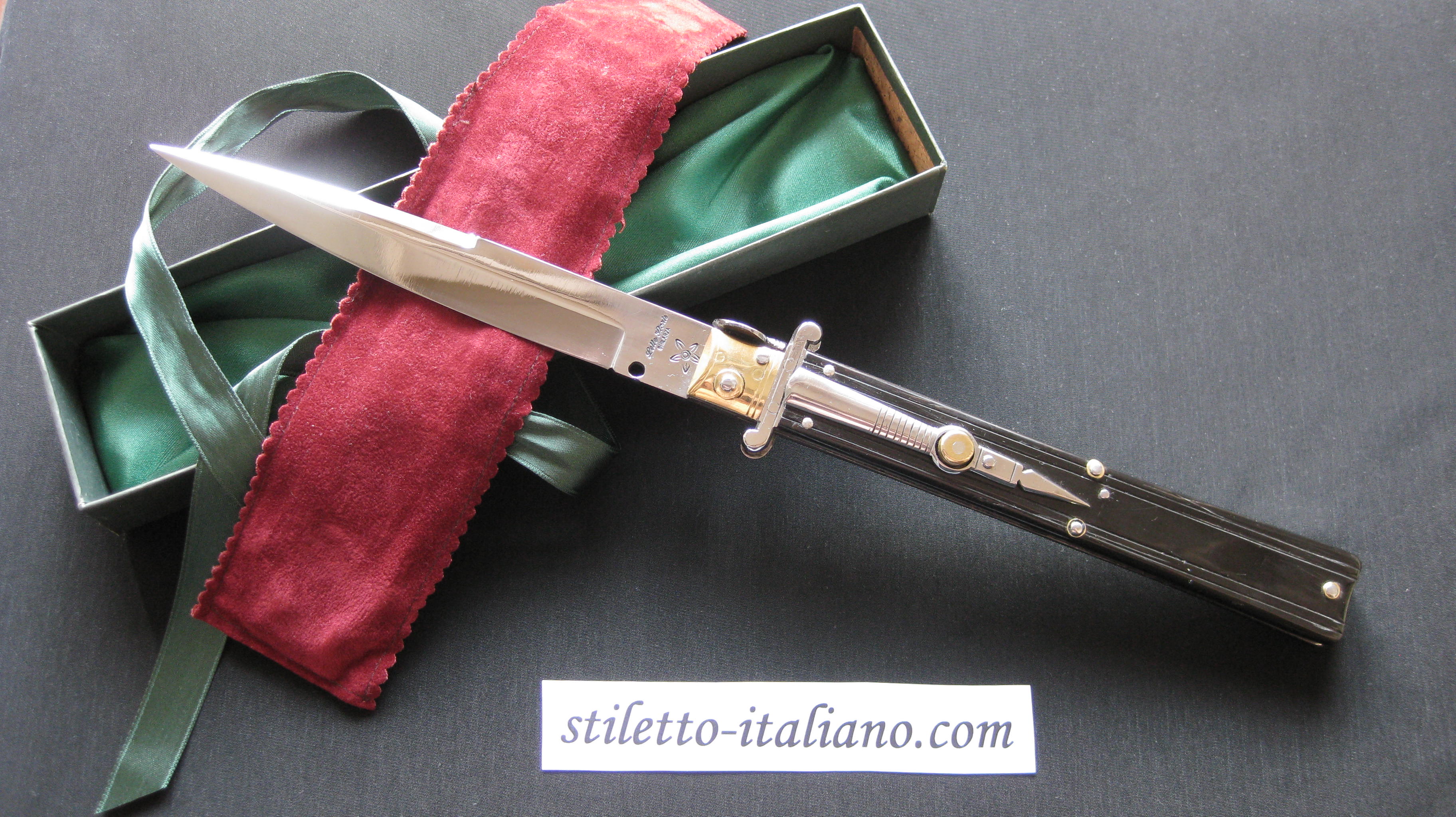 Stiletto 14 Molise Prioletta Bayonet Buffalo Horn Lelle Floris