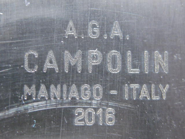 tang stamp AGA Campolin Maniago-ITALY 2016