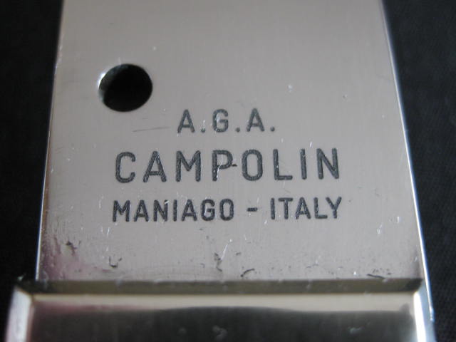 tang stamp A.G.A. Campolin Maniago-Italy