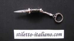 Stiletto 2,75 Keychain Miniature Plain Ebony wood AKC