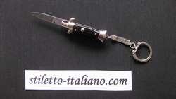 Stiletto 3.94 Keychain Miniature Plain Black acrylic SKM