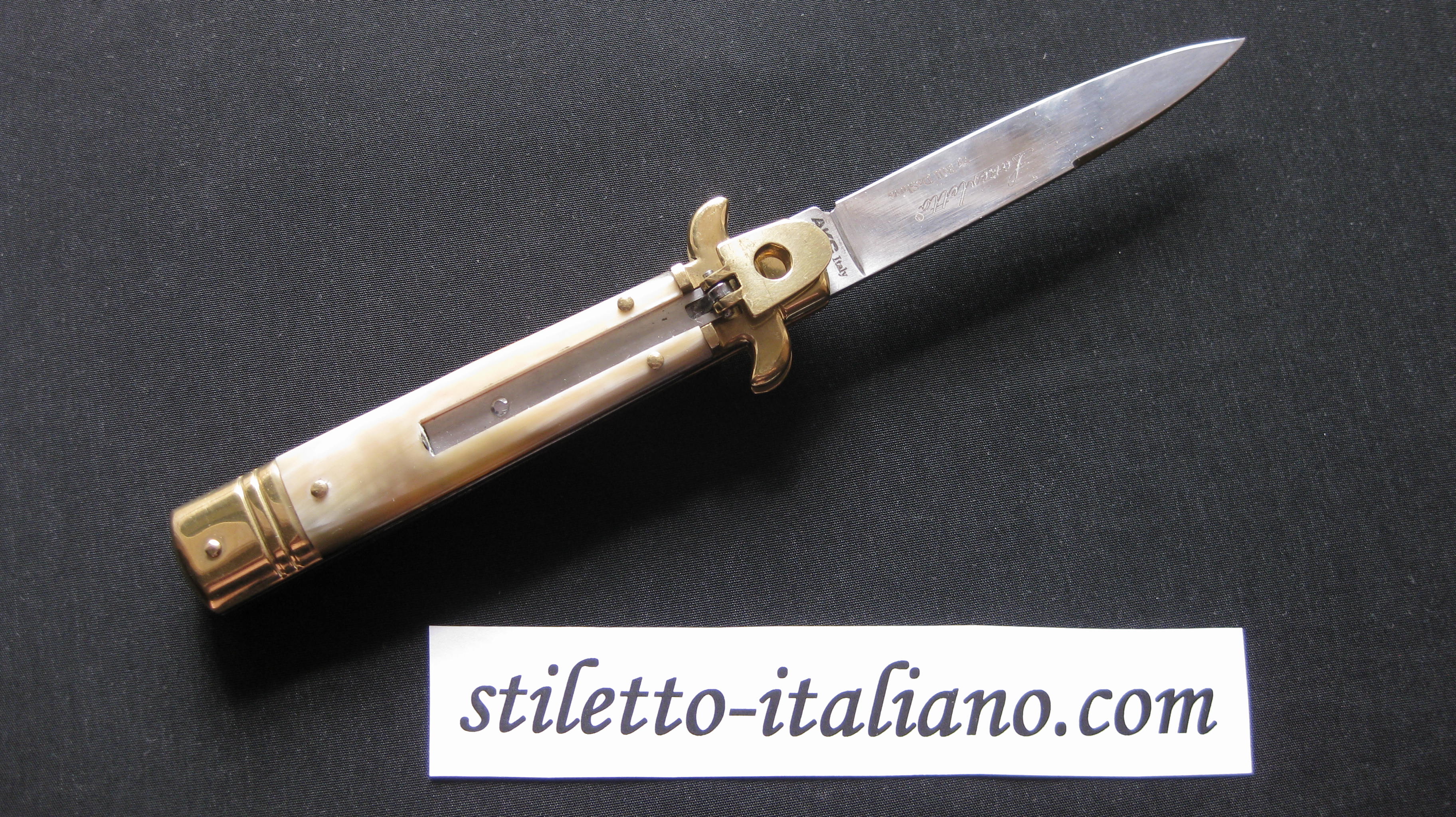 Stiletto 9 Leverletto Swedge Honey horn AKC by Bill DeShivs