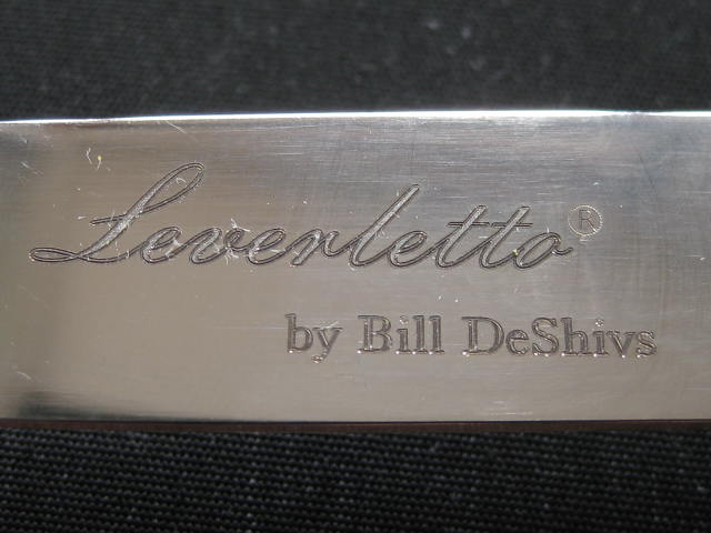 laser etching Leverletto by Bill DeShivs