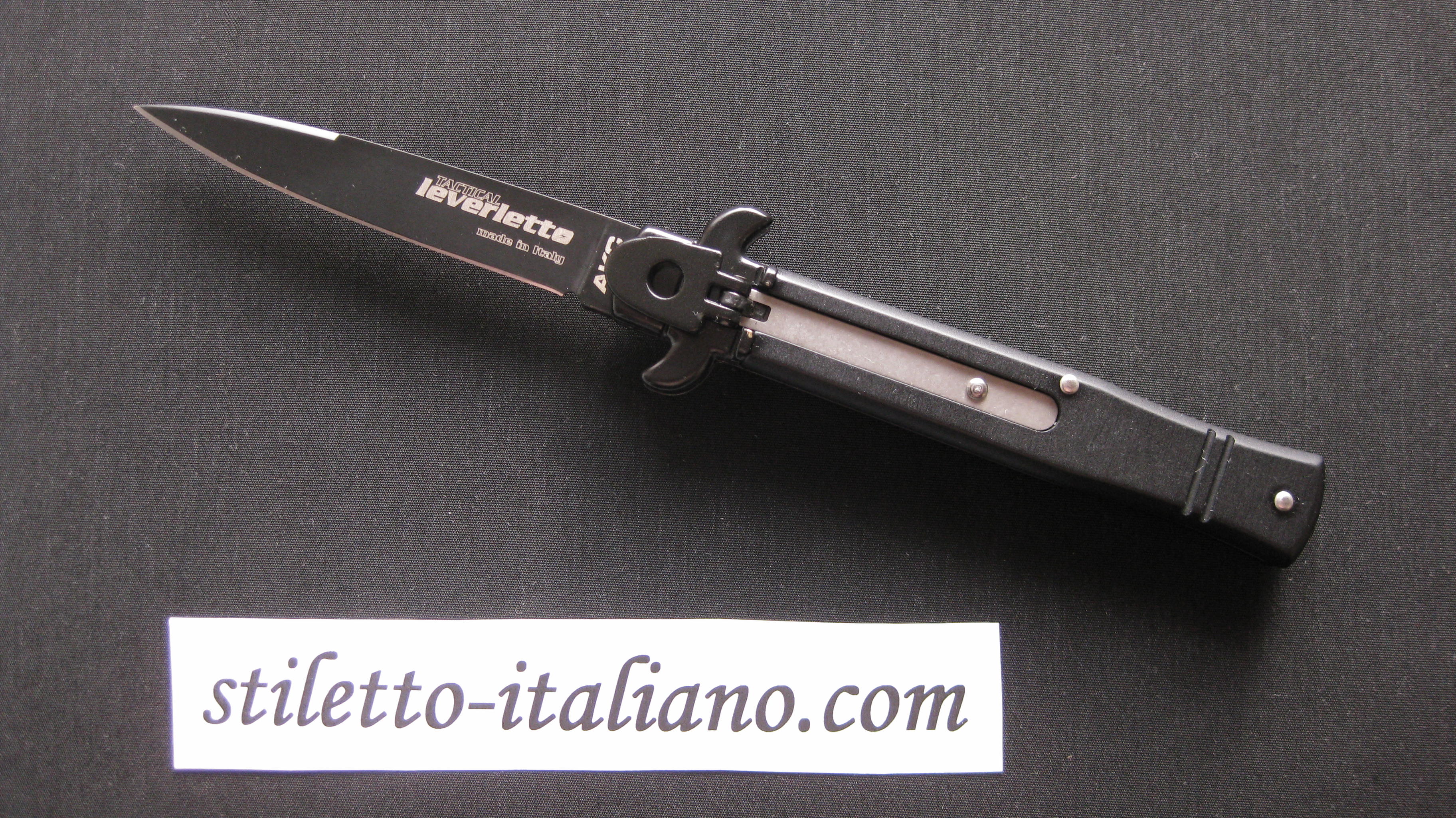 Stiletto 8 Leverletto Tactical Swedge black AKC by Bill DeShivs