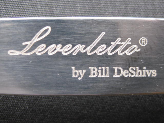 laser etching Leverletto by Bill DeShivs