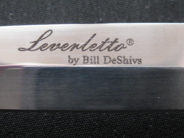 laser etching Leverletto by Bill DeShivs