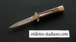 7,67 Leverletto Swedge Cocobolo wood AKC, by Bill DeShivs