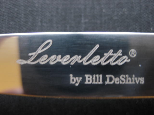 laser etching Leverletto by Bill DeShivs