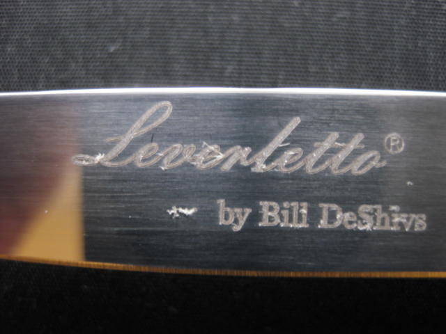 laser etching Leverletto by Bill DeShivs