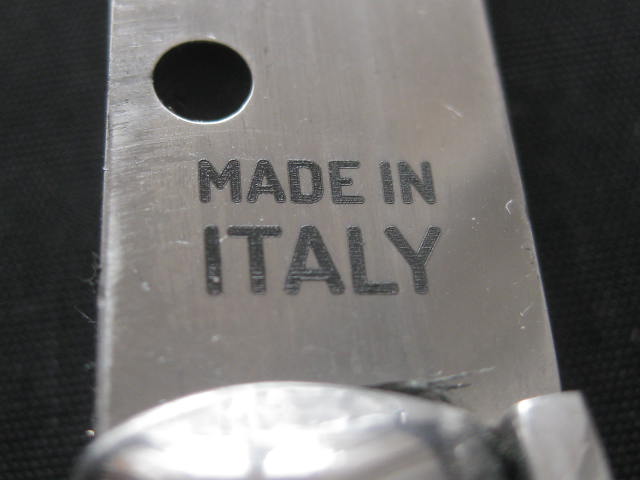 tang stamp MADE IN ITALY