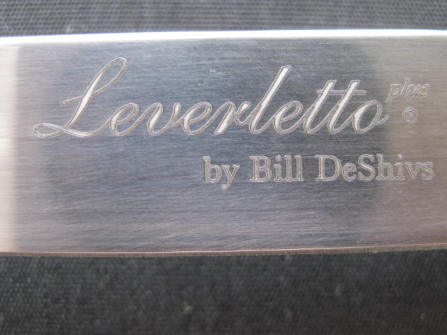 laser etching Leverletto by Bill DeShivs