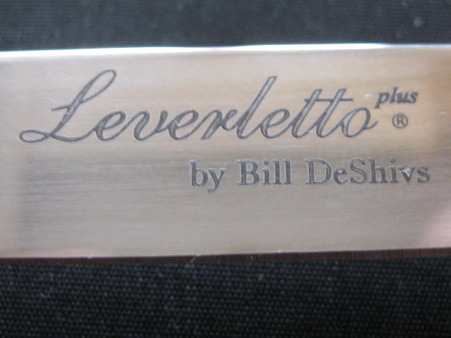 laser etching Leverletto by Bill DeShivs