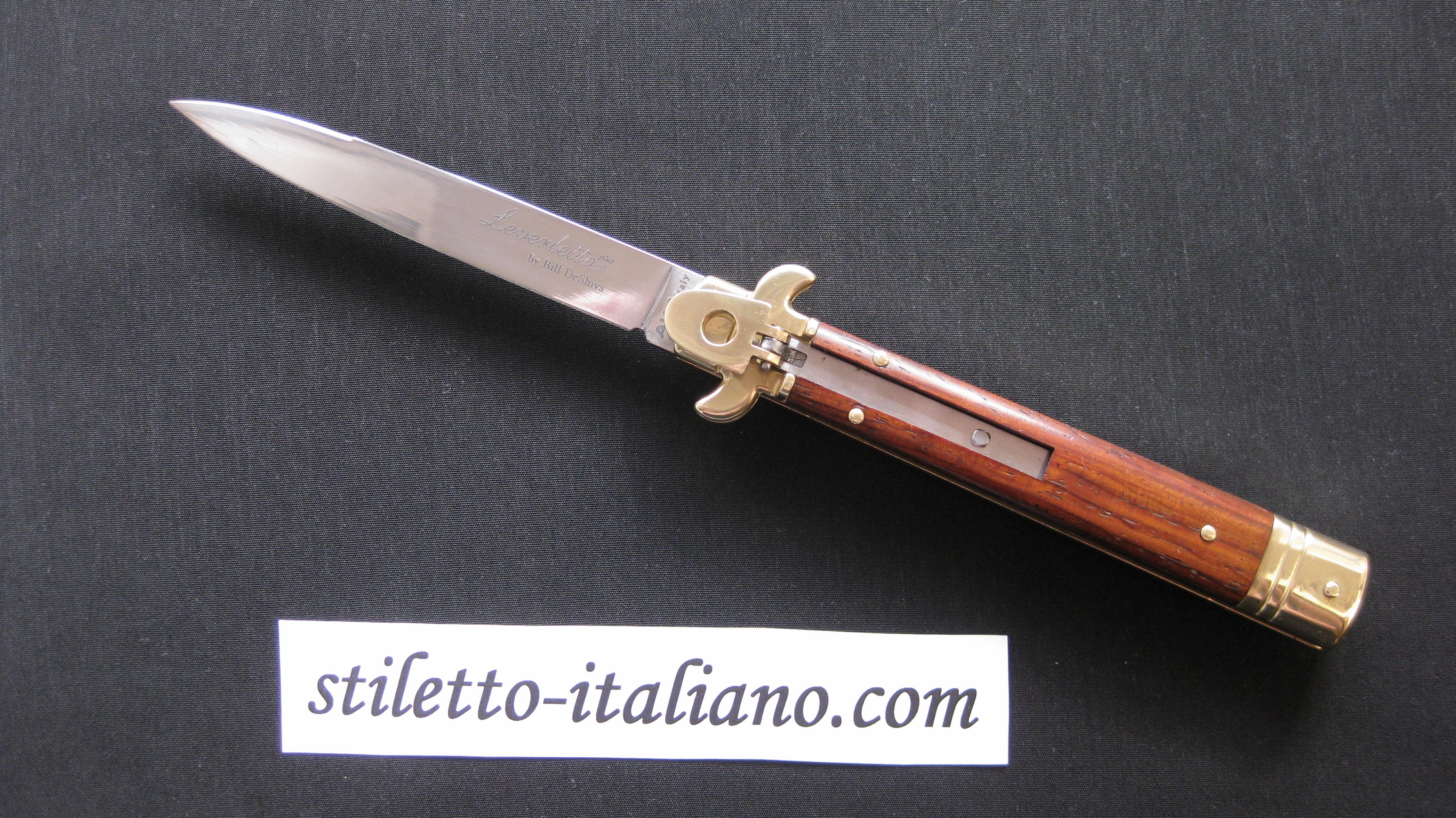 Stiletto 9 Leverletto Swedge Cocobolo AKC by Bill DeShivs