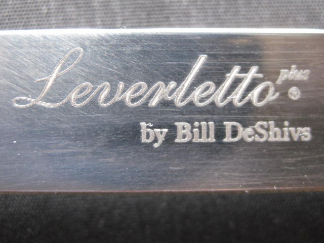 laser etching Leverletto by Bill DeShivs