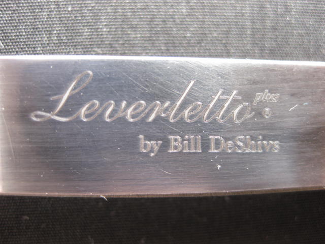 laser etching Leverletto by Bill DeShivs