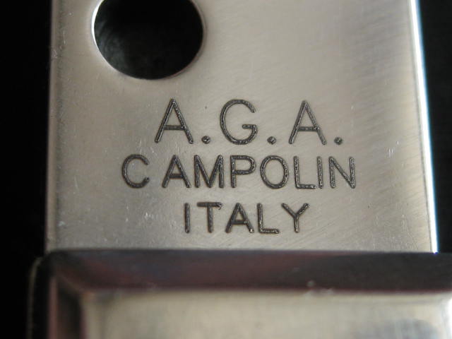tang stamp A.G.A. Campolin Italy