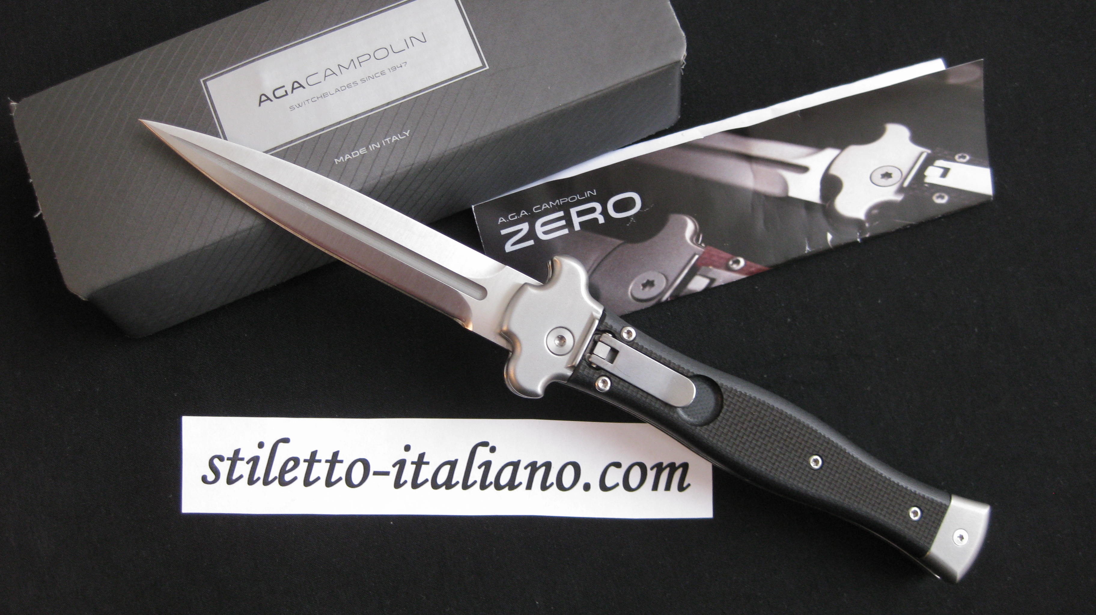 Stiletto 9 ZERO Dagger black AGA Campolin